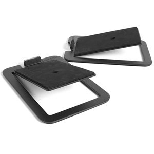 Kanto S4 Angled Desktop Speaker Stands for Midsize Speakers Pair Black