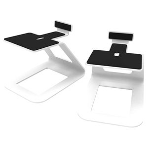 Kanto SE4W Elevated Speaker Stands for Midsize Speakers - Pair, White