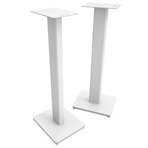 Kanto ST28W 28" Universal Bookshelf Speaker Floor Stand - White, Pair