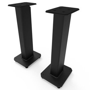 Kanto SX26 26" Fillable Speaker Stands w Isolation Feet - Pair, Black