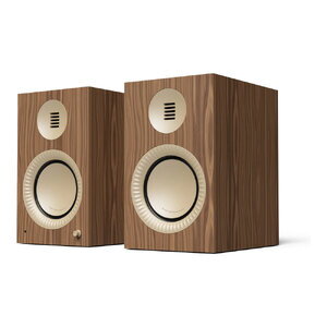 Kanto TUK Grand 2nd Gen Powered Speakers - Matte Walnut Rose Gold Kanto TUK Grand 2nd Gen Powered Speakers - Matte Walnut Rose Gold