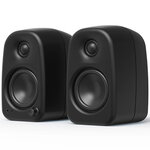 Kanto UKI 100W Desktop Speakers with Bluetooth, Onyx (Matte Black), Pa