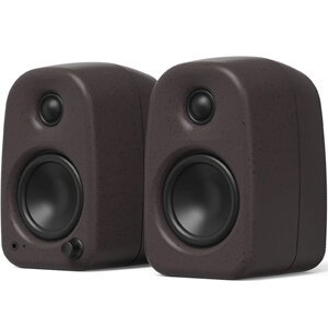 Kanto UKI 100W Desktop Speakers with Bluetooth, Pumice (Speckled Brown