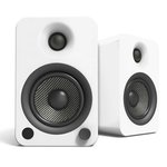 Kanto YU4 140W Powered Speakers w/ Bluetooth & Preamp -  Matte White