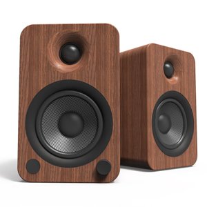 Kanto YU4 140W Powered Speakers w/ Bluetooth & Phono Preamp - Walnut