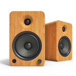 Kanto YU6 200W Powered Speakers w/ Bluetooth & Preamp - Pair, Bamboo