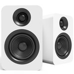 Kanto YU 4 Speakers with 1 Silk Dome Tweeter - White, Pair