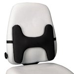 Kensington SmartFit Lumbar Black Back Rest Posture Support For Chair