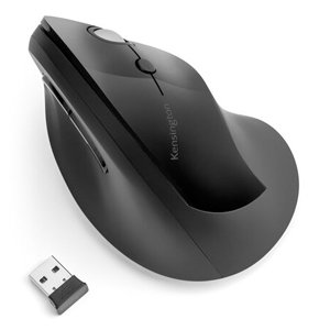 Kensington Pro Fit Ergo Vertical Wireless Mouse Black 6 Buttons