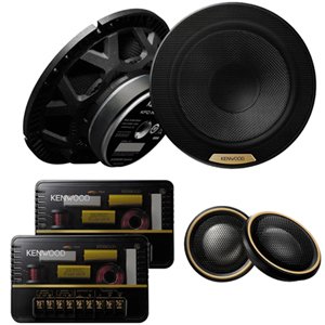 Kenwood KFC-XH170C Hi Res Series 6.5" 300W Component Speakers