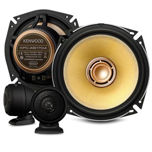 Kenwood KFC-XS1704 Hi Res Series 6.5" 180W Component Speakers