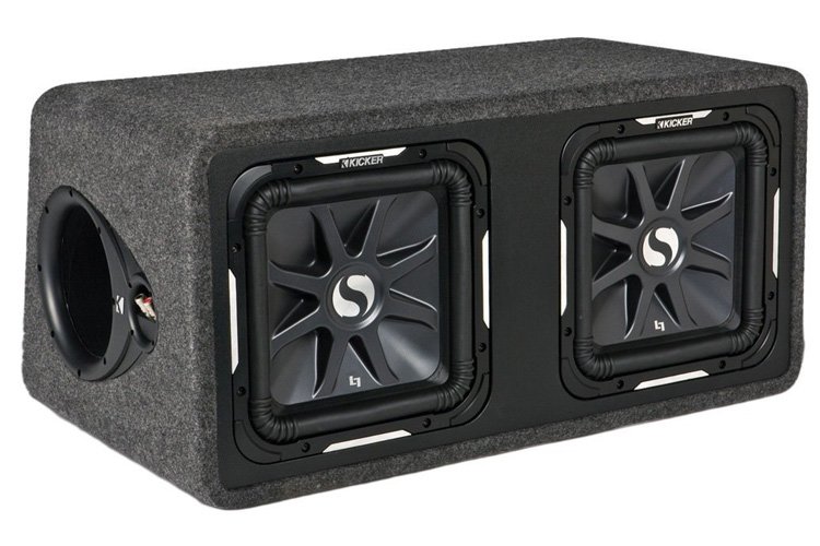 Kicker 11DS12L72 Dual 12 Loaded Enclosure Subwoofer