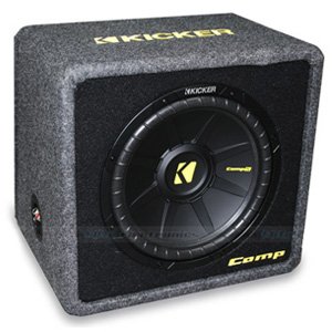 Kicker 40VCWS122 12" CompS Loaded Subwoofer Enclosure