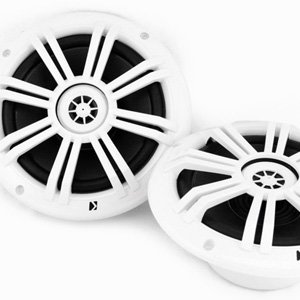 Kicker 41KM604W 6.5" 2-Way 150W Marine Speakers 4-Ohms