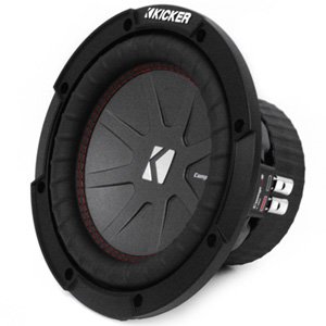 Kicker 43CWR84 CompR Series 8" Dual 4-ohm 300W RMS Subwoofer