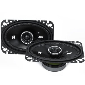 Kicker 43DSC4604 DS Series 4"x6" 2-Way Coaxial Speaker Pair DSC4