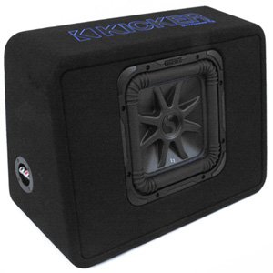 Kicker 44TL7S102 10" 1200W L7 Solo-Baric L7S Loaded Subwoofer Box