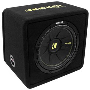 Kicker 44VCWC122 CompC Single 12" Vented Subwoofer Enclosure