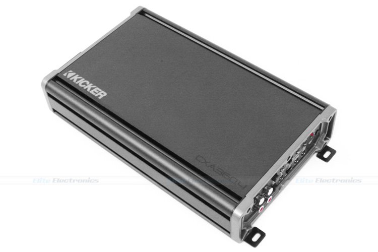 Kicker CXA3604 4-Channel Car Amplifier - 90W RMS X 4 Renewed Full-Range Amp
