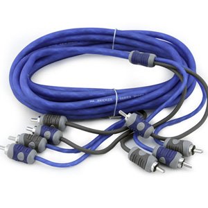 Kicker KI44 4-Channel 4M RCA Interconnect Cable