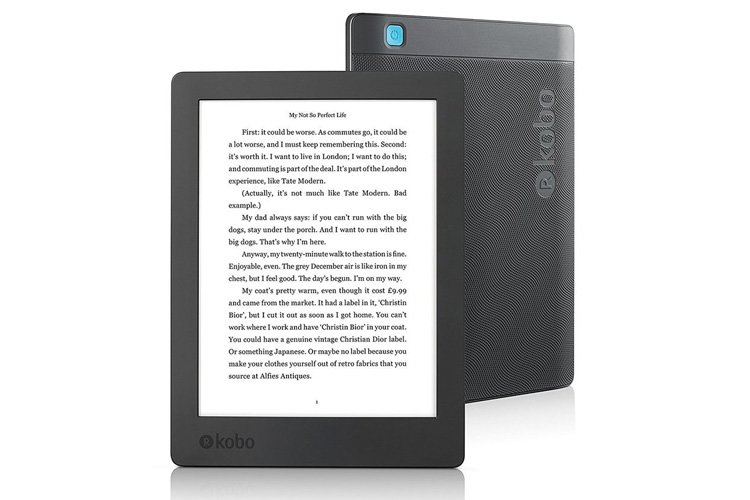 Kobo Aura H2O 6.8 Digital eBook Reader w/ Touchscreen Black