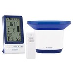 La Crosse Digital Rain Gauge with Temperature and Humidity 724-1415BL