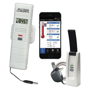 La Crosse WIFI Temp Humidity Alert System with Standard Wet Temp Probe