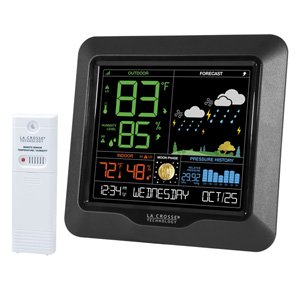 La Crosse Moon Phase Colour Weather Station Temp Forecast S84107