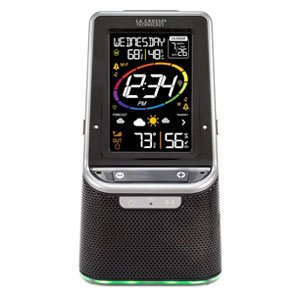 La Crosse Wireless Colour Weather Station with Bluetooth Speaker
