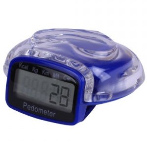 Laser NAV-PED10-BLU Clip-on Pedometer w/ Digital display