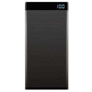 Laser Precision 20000 mAh Power Bank 3-in-1 Cable LED Display Black