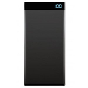 Laser Precision 20000 mAh Power Bank 3-in-1 Cable LED Display Black