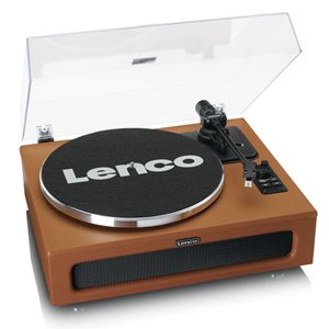 Lenco LS-430 Turntable with 4x Built-in Speakers - Brown