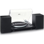 Lenco LS-500BK Turntable System with Speakers - Black