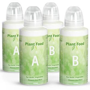 LetPot Plant Food A & B Hydroponics Nutrients (4 Bottles)