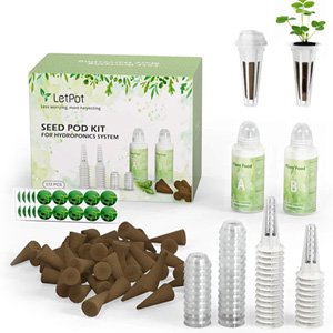 LetPot 172 Pcs Seed Pod Round Sponge Kit for Hydroponics