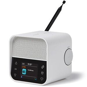 Lexon Oslo DAB FM Alarm Clock Radio Bluetooth Speaker Charger - White