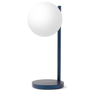Lexon Bubble Desk Lamp With Built-In Wireless Charger - Blue