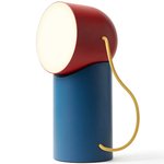 Lexon Orbe Portable Led Lamp With Moving Head - Blue Red Yellow