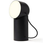 Lexon Orbe Portable Led Lamp With Moving Head - Black