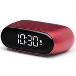 Lexon Minut Mini Alarm Clock - Red