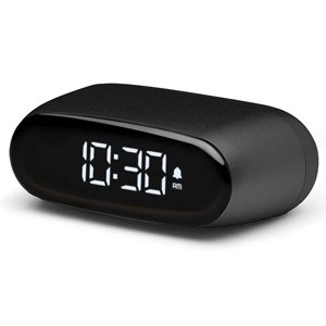 Lexon Minut Mini Alarm Clock - Black