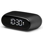 Lexon Minut Mini Alarm Clock - Black