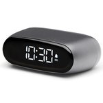 Lexon Minut Mini Alarm Clock - Gunmetal