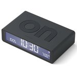 Lexon Flip Classic Reversible Alarm Clock - Grey
