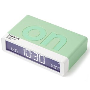 Lexon Flip Classic Reversible Alarm Clock PANTONE - Green