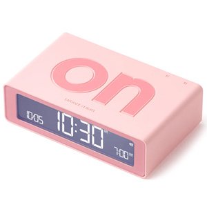 Lexon Flip Mini Reversible Alarm Clock - Pink