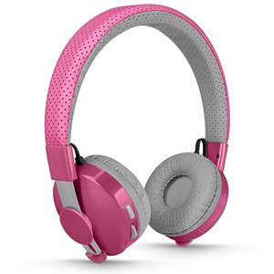 LilGadgets Untangled Pro Kids Wireless Bluetooth Headphones Pink