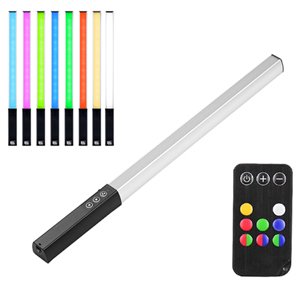 LUXCEO Q508A RGB LED 9W 3000K-6000K Lighting Wand Handheld Video Light