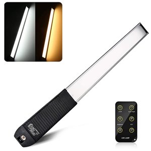 LUXCEO Q508S LED 9W 3000K-5700K Wand Handheld Video Light 1000 Lumen